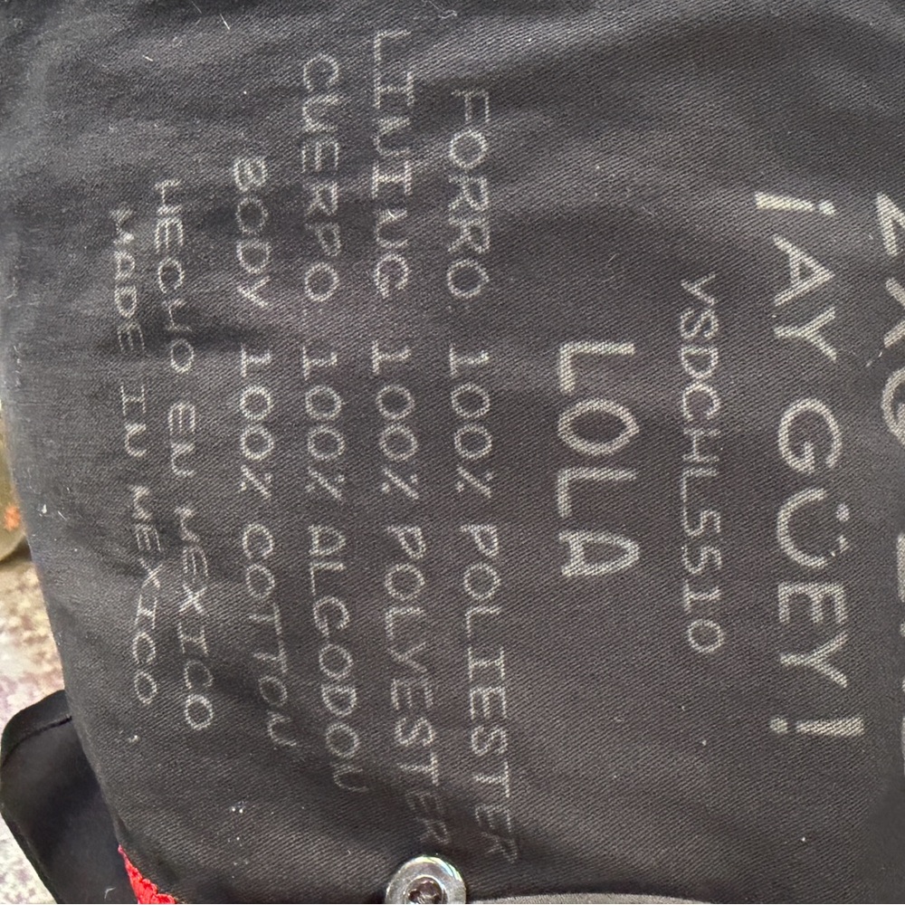 Lola Black Coat with Vibrant Embroidery - Picture 4 of 9